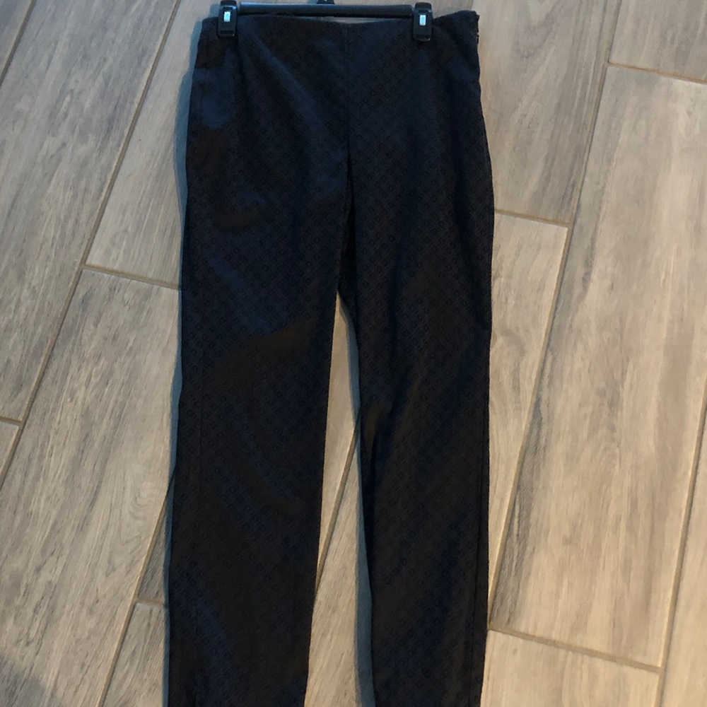 Elegant Black Patterned women’s Dress Pants